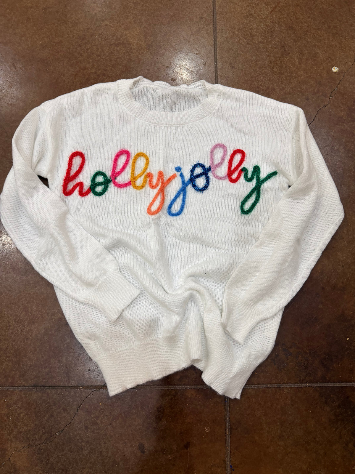 Holly Jolly Tinsel Sweater