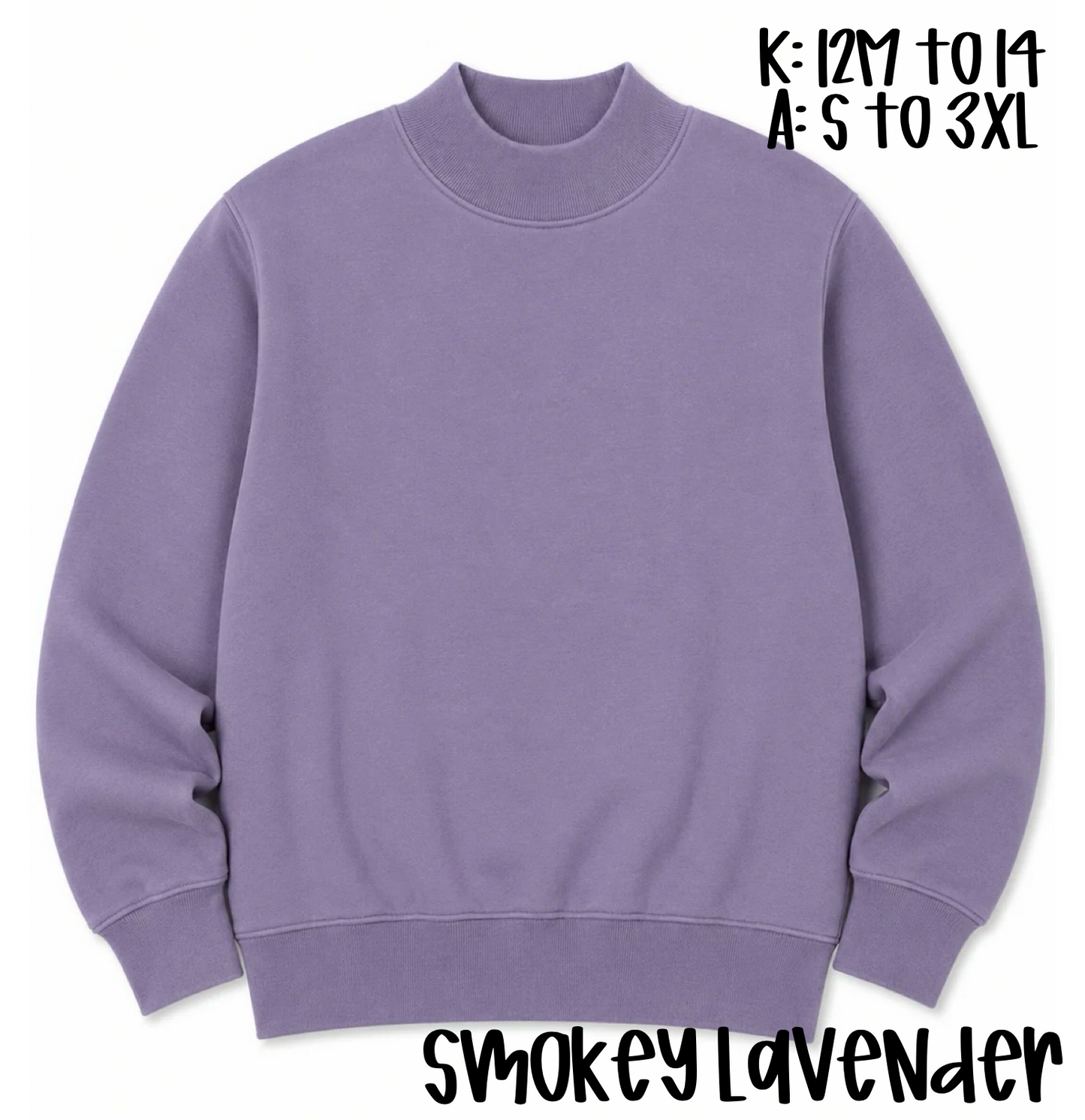 Kids Mock Neck Sweatshirt Preorder