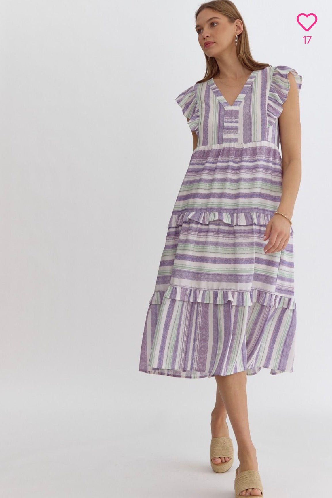 Lynn Striped Maxi Dress