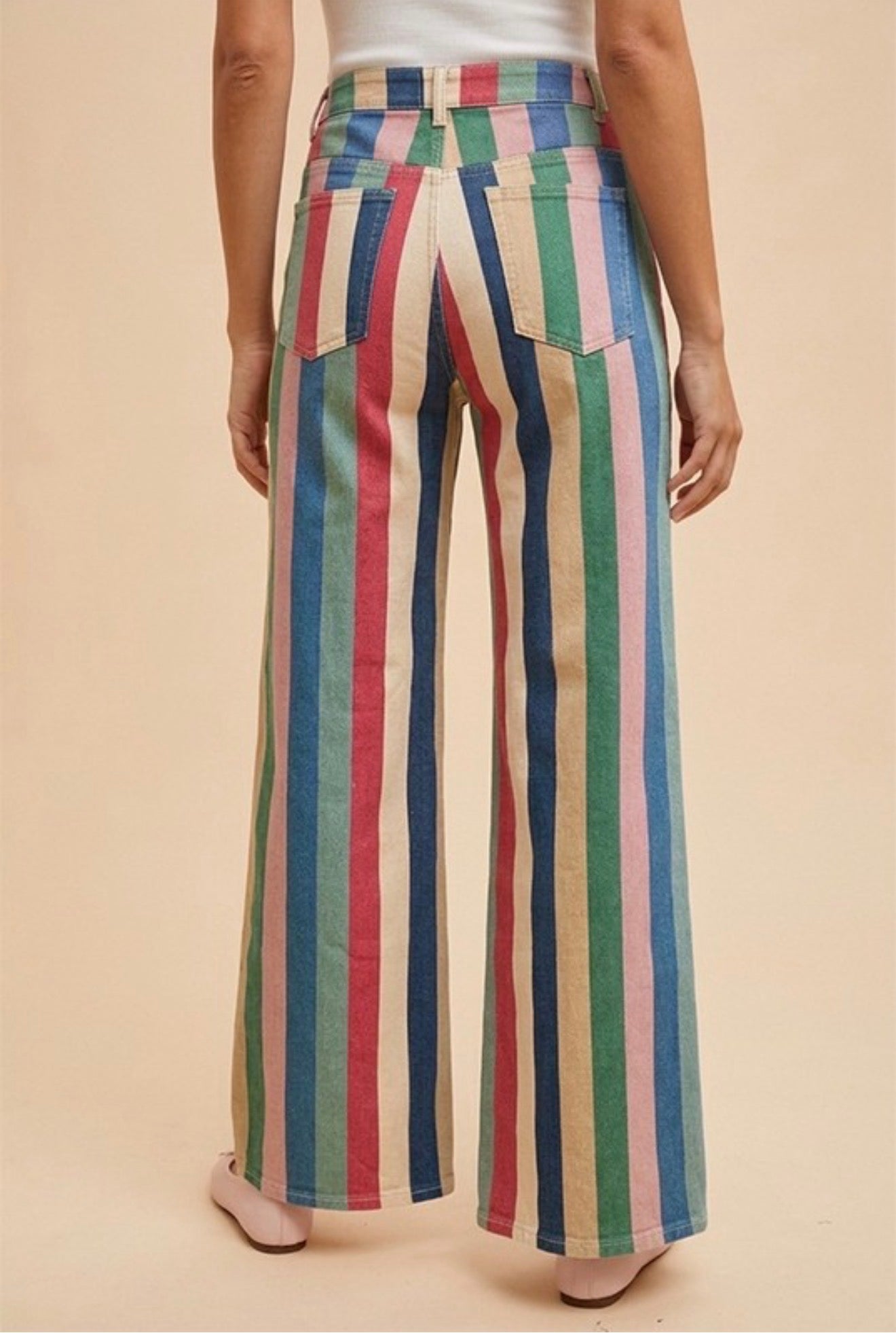 Allie Striped Pants