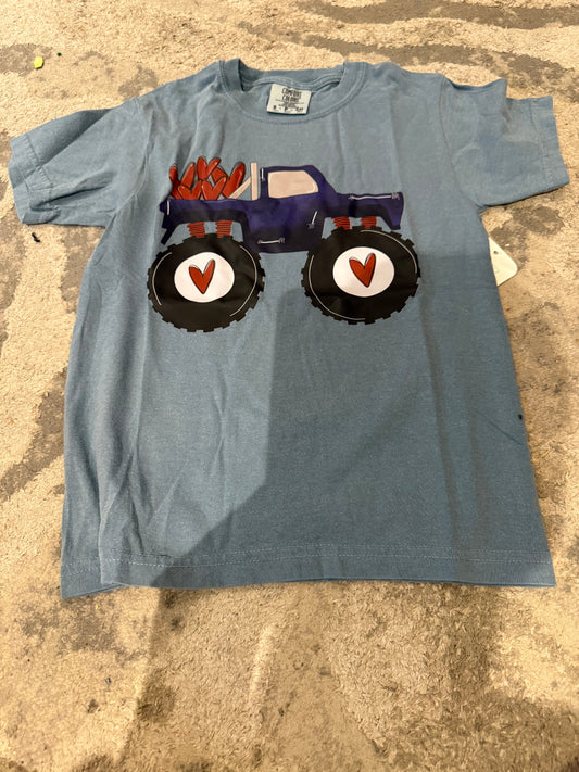 Monster Truck Heart Tee