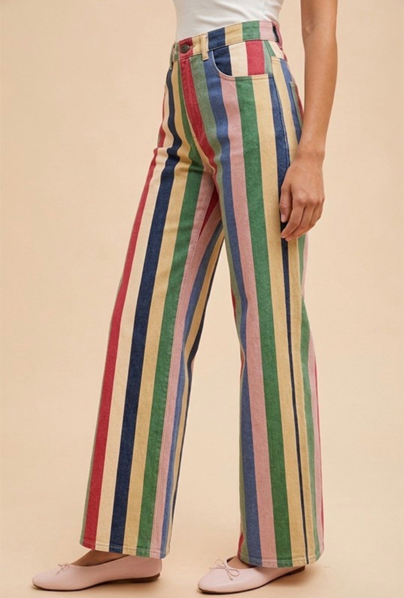 Allie Striped Pants