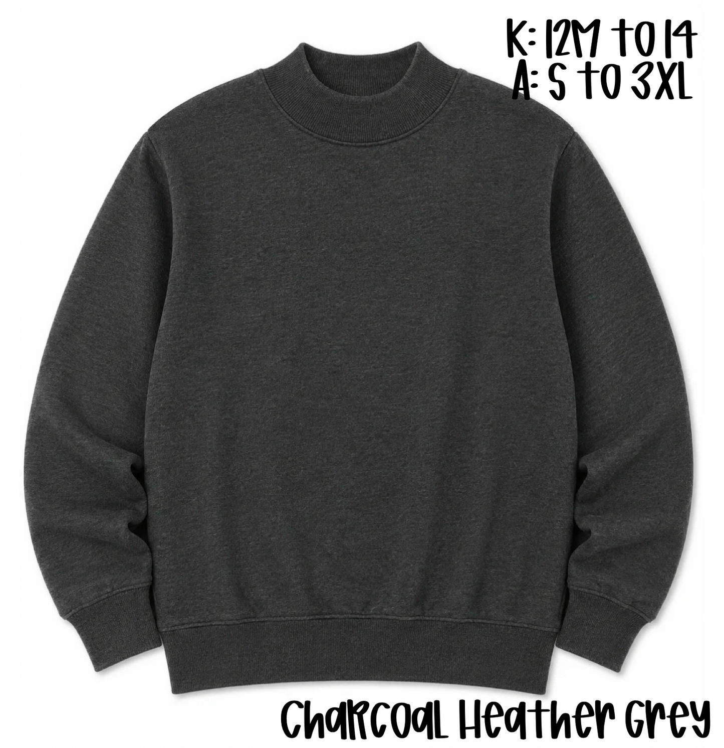 Kids Mock Neck Sweatshirt Preorder