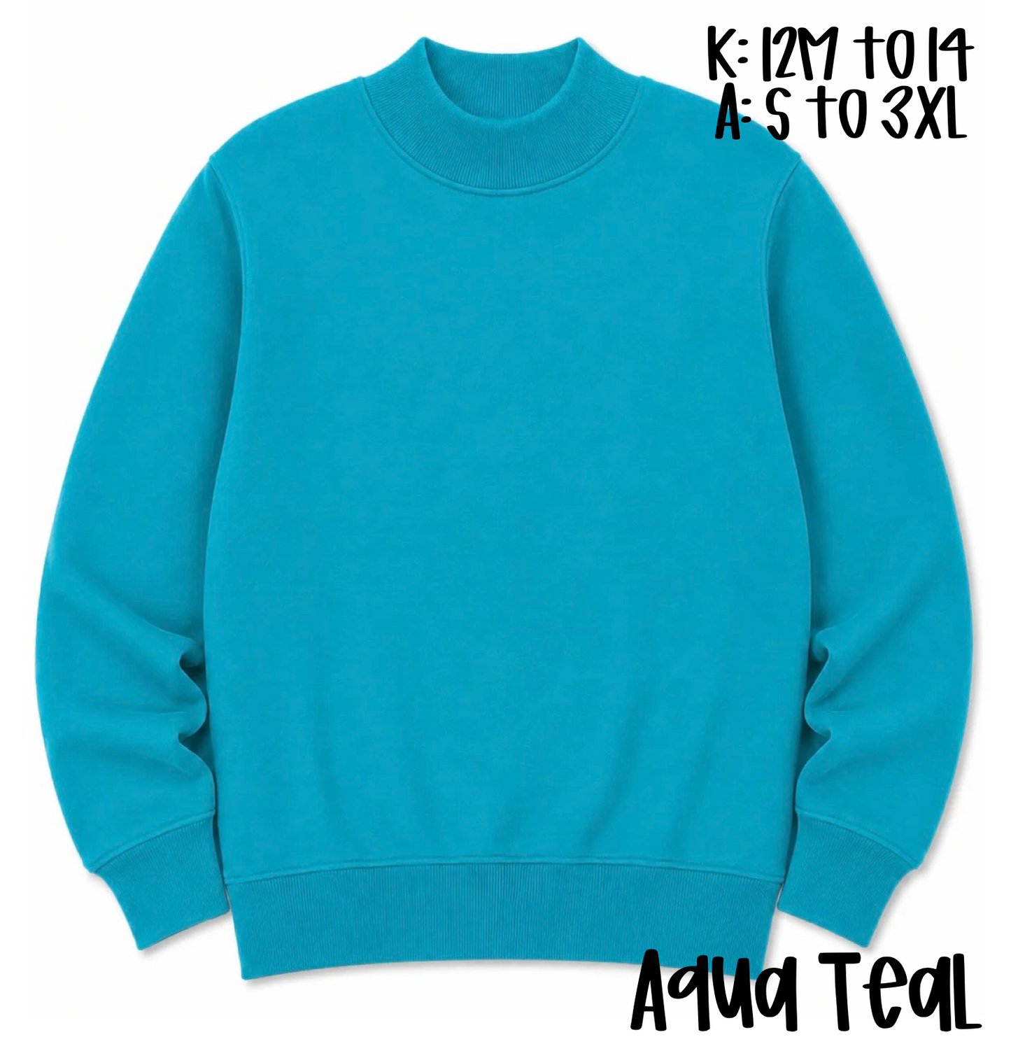 Kids Mock Neck Sweatshirt Preorder