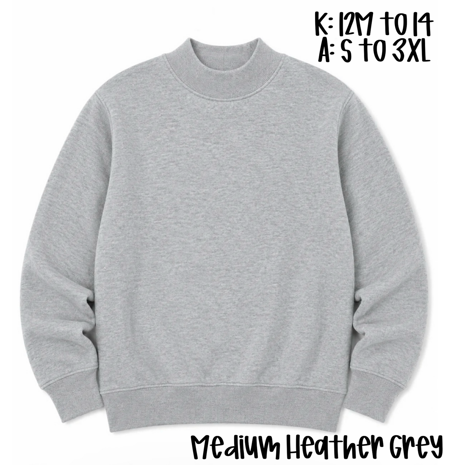 Kids Mock Neck Sweatshirt Preorder