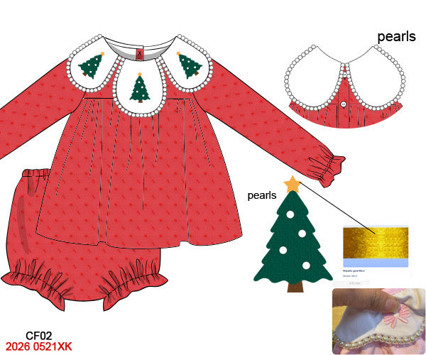 Swiss Dot French Knot Diaper Set