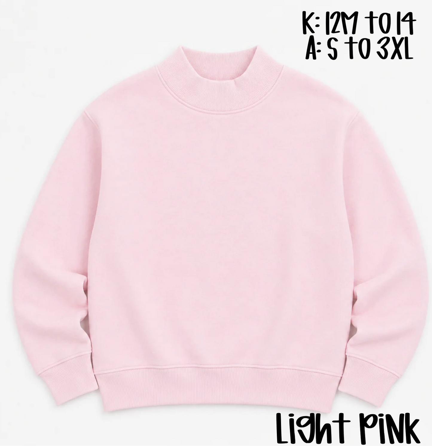 Adult Mock-Neck Sweatshirt