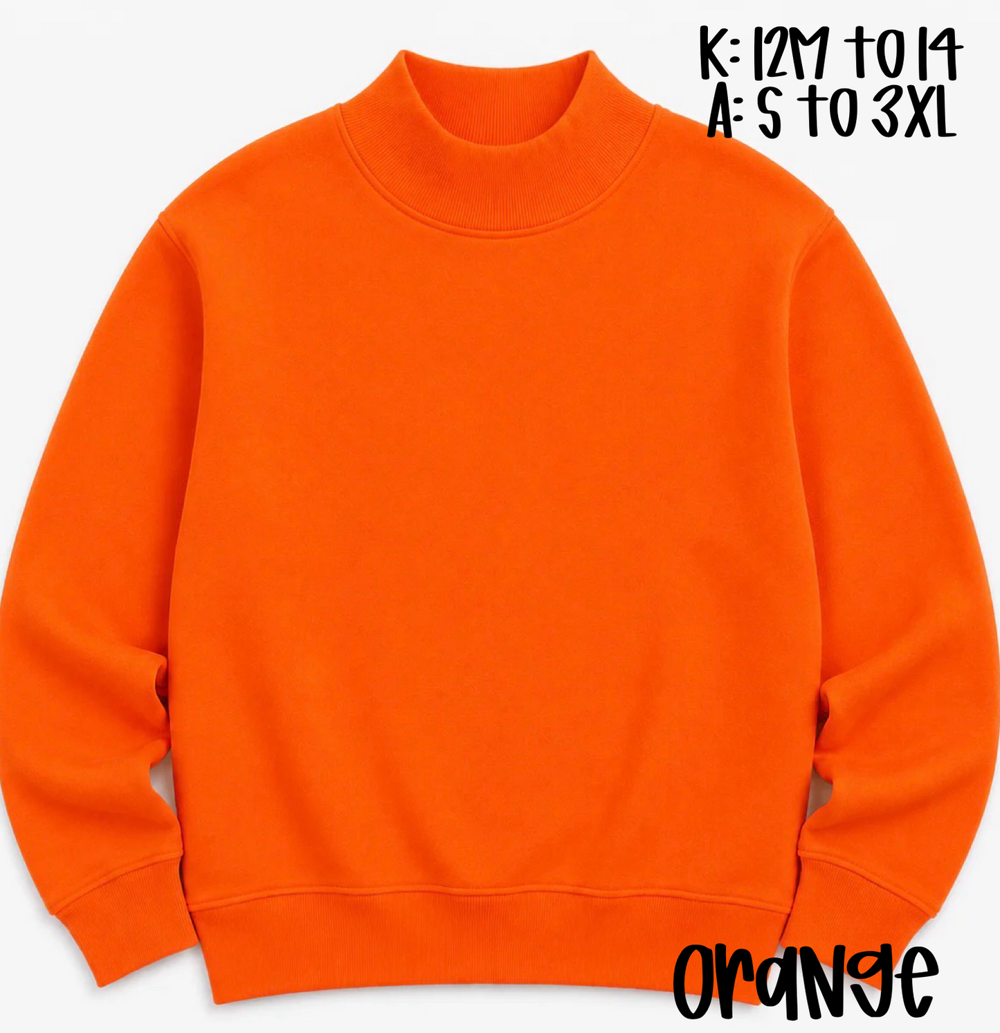 Adult Mock-Neck Sweatshirt