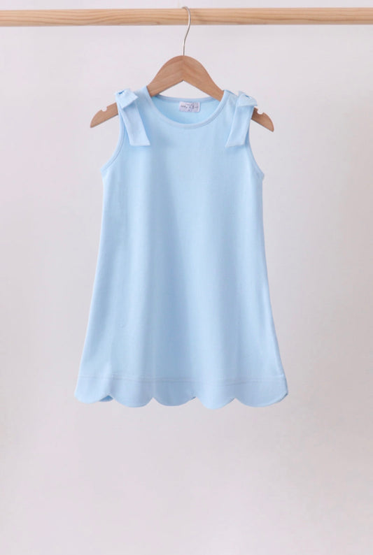 Scalloped Bow Dress