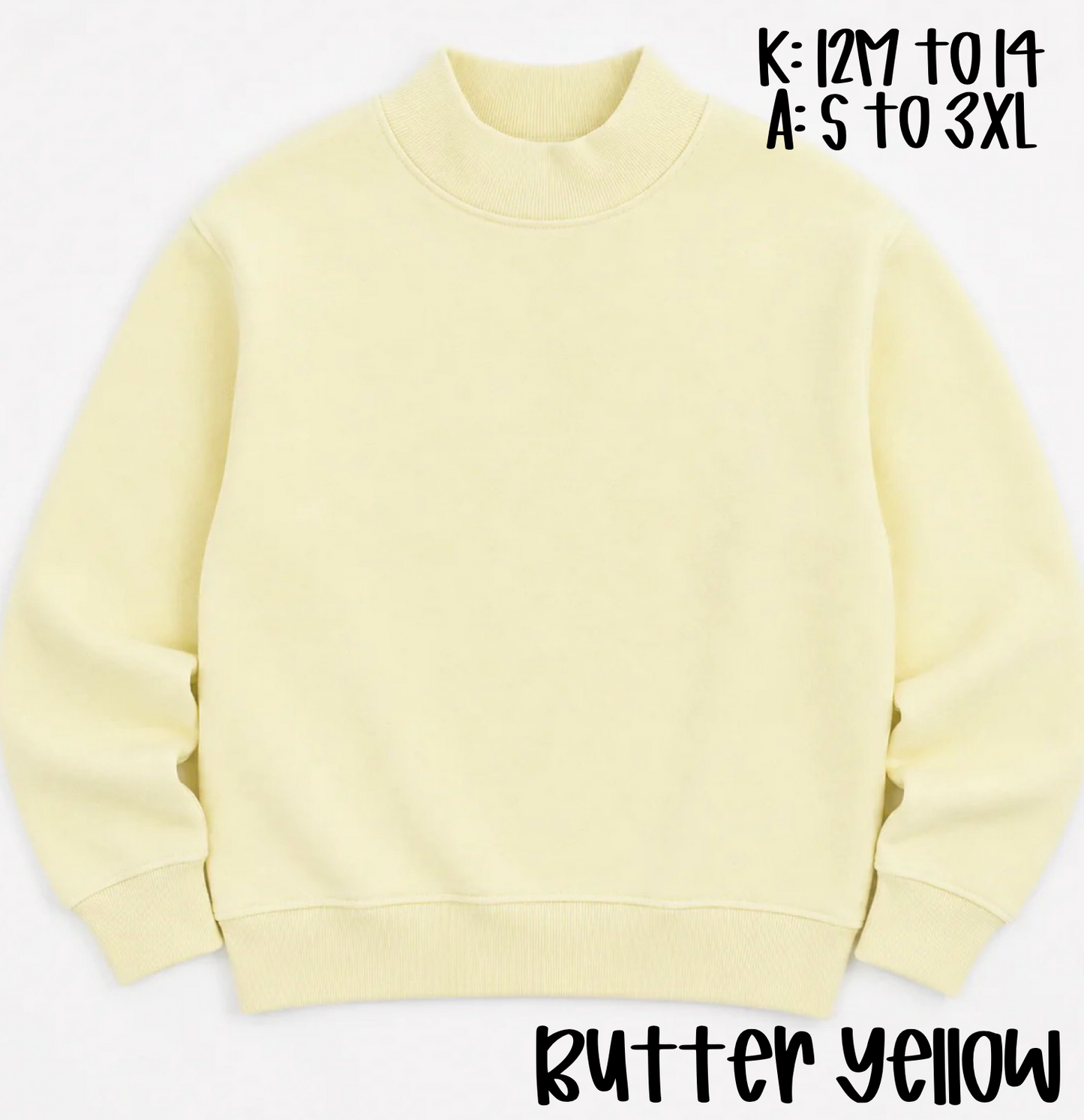 Adult Mock-Neck Sweatshirt