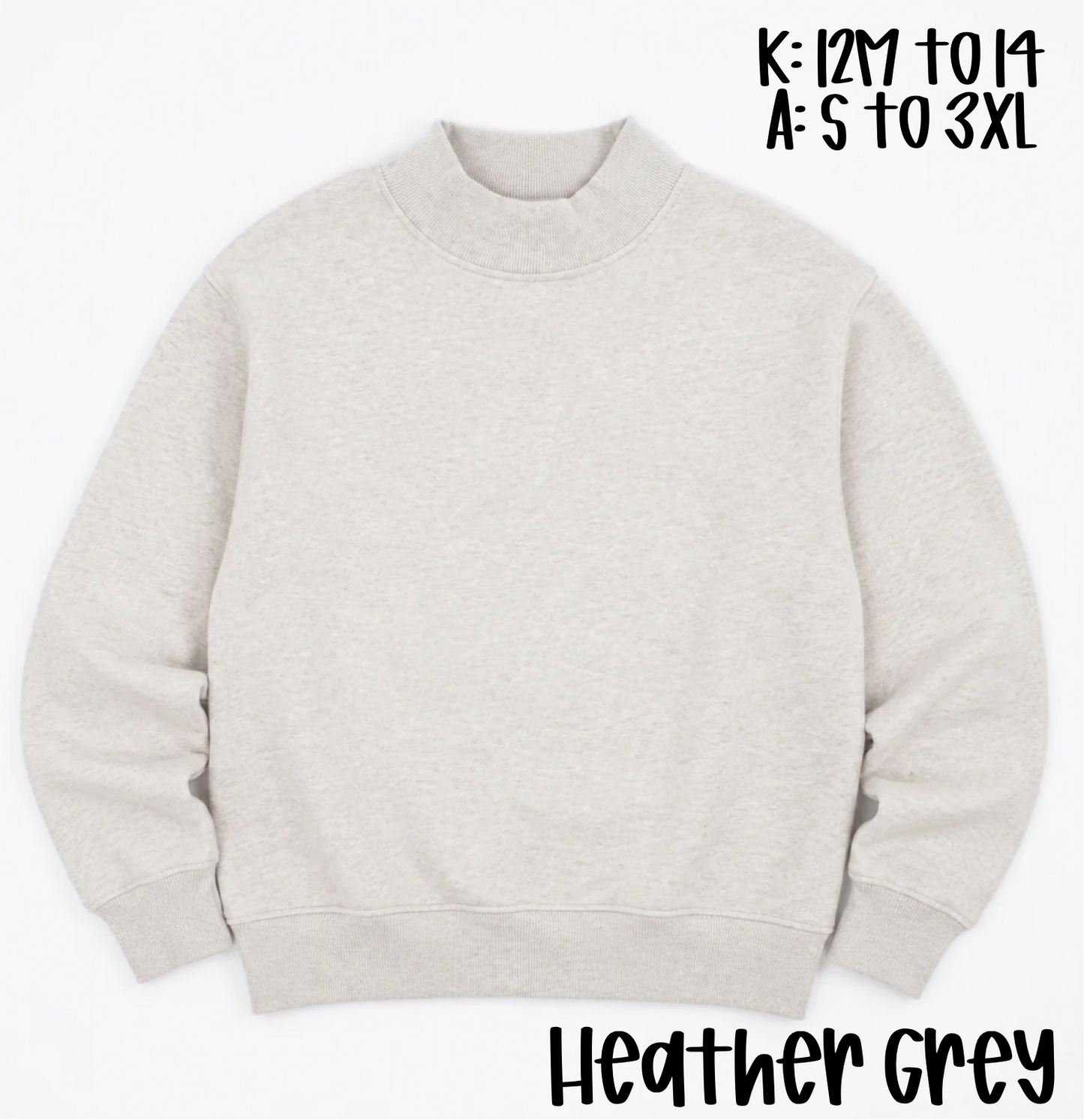 Adult Mock-Neck Sweatshirt