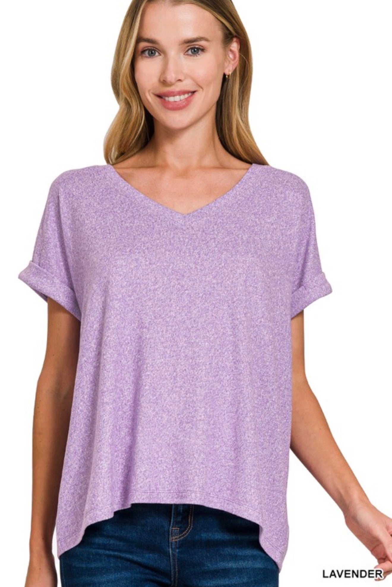 Short Sleeve Hacci Top