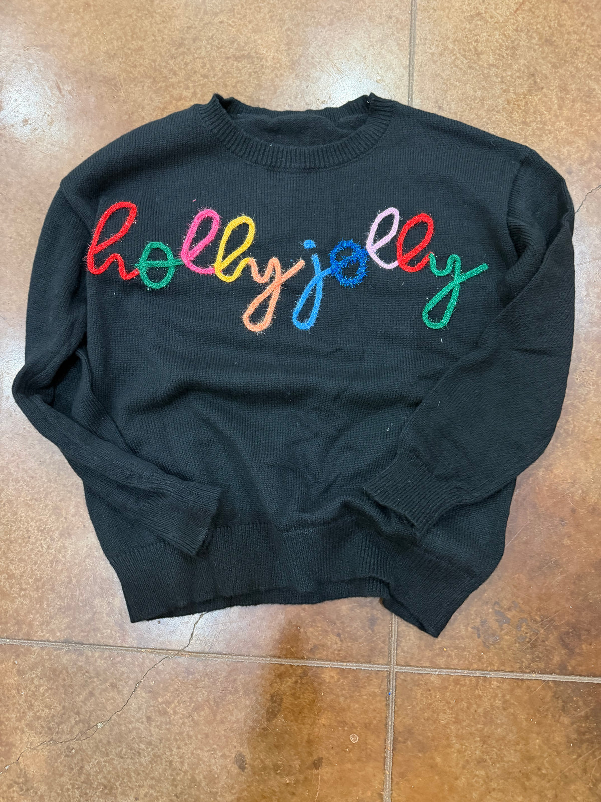 Holly Jolly Tinsel Sweater