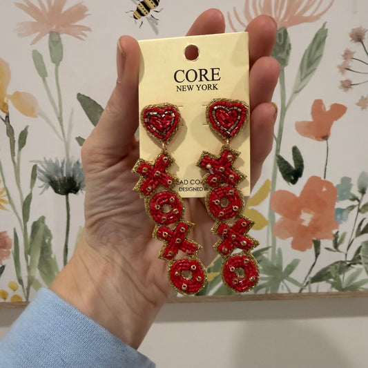 Small XOXO Earrings