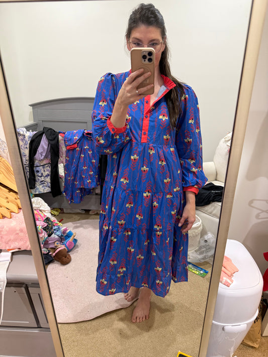 Printed Midi Dress