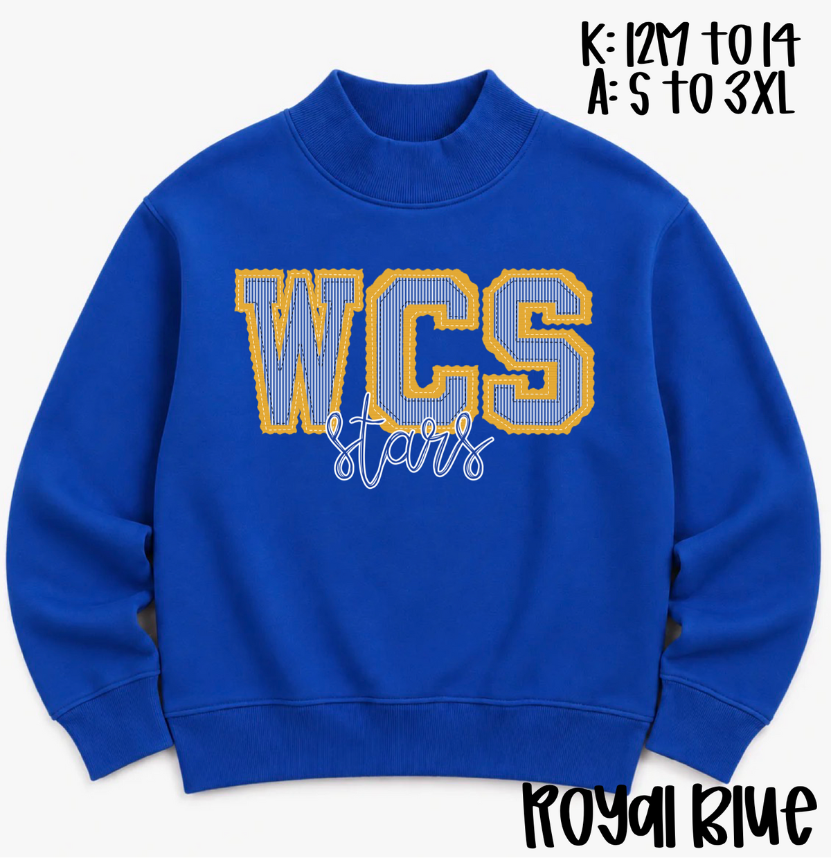 Royal Prepster WCS Stars Mock Neck