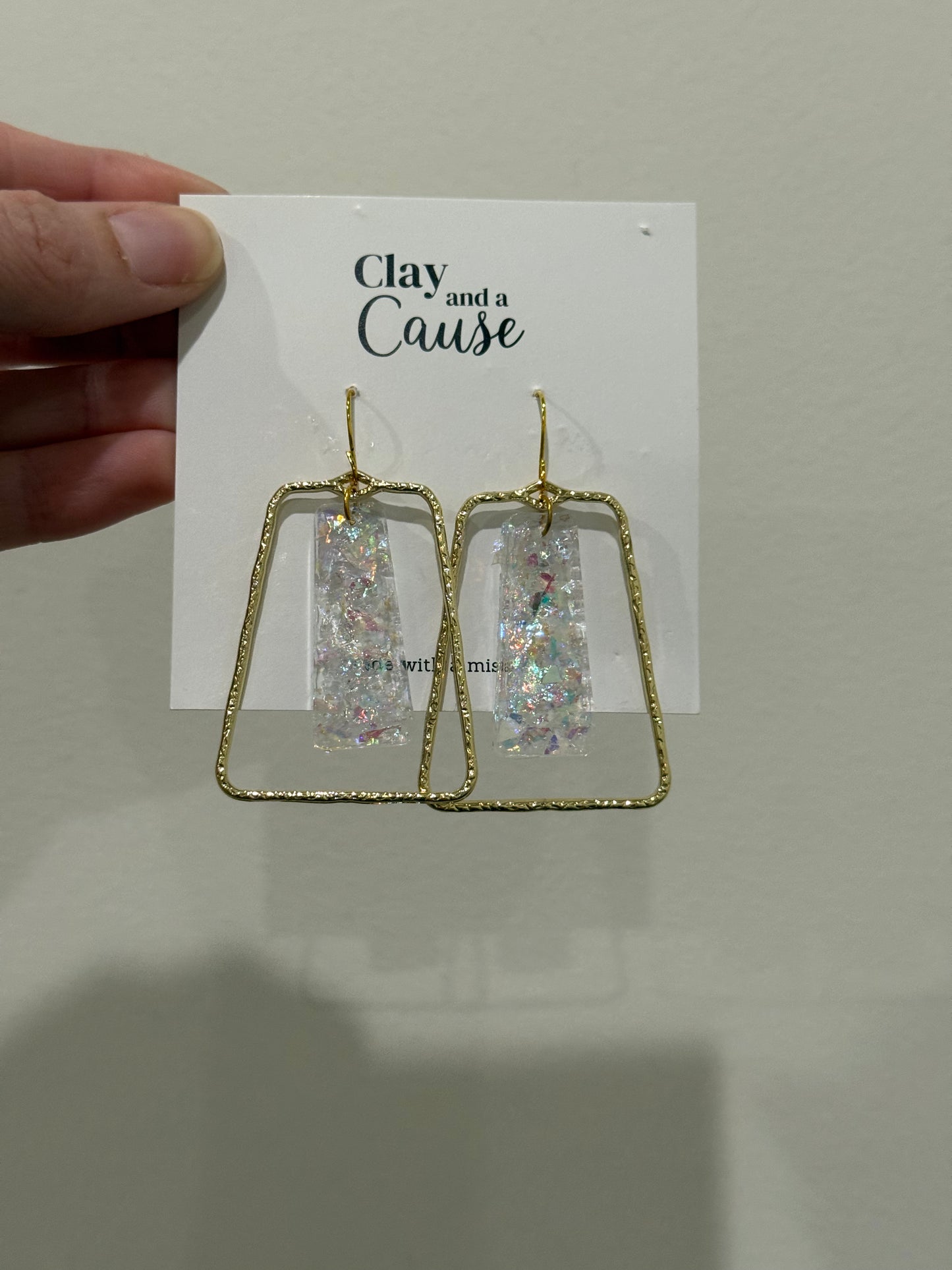 Clear Acrylic Earrings